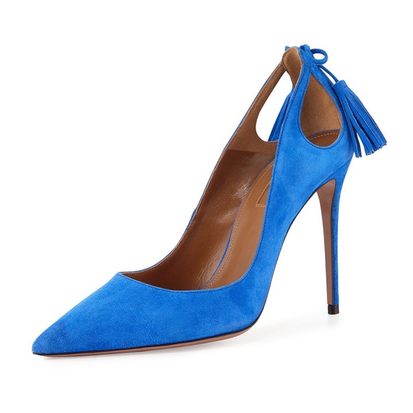 Aquazzura Shoes - Aquazzura Forever Marilyn Pump in Mondarin blue